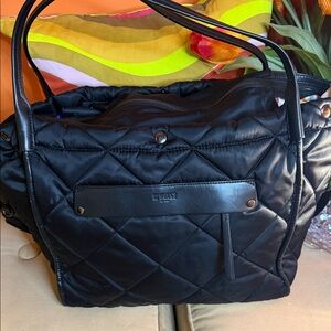 MZ Wallace Black Quilted Tote